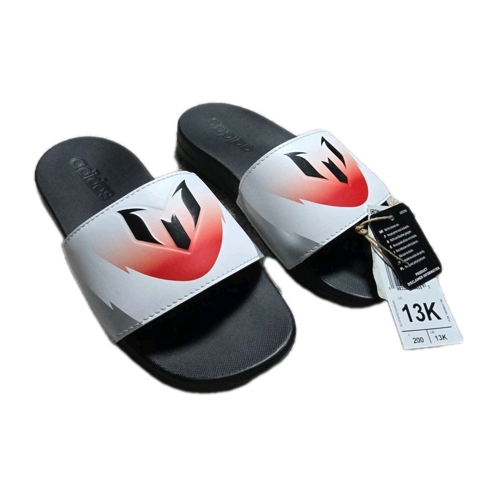 Adidas Adelette Messi Sandals Size 13k‎ Youth NEW No Box